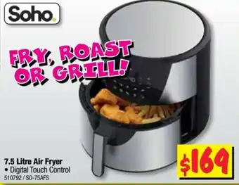 JB Hi-Fi Soho 7.5 Litre Air Fryer offer