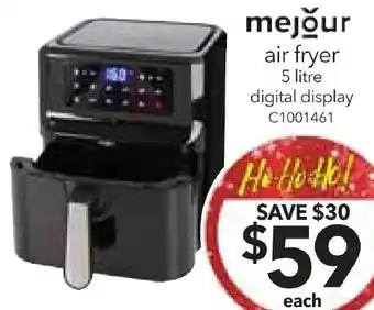 Cheap as Chips mejour air fryer offer