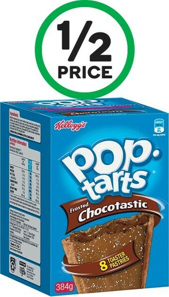 Woolworths Kellogg’s Pop Tarts 384g Pk 8 offer