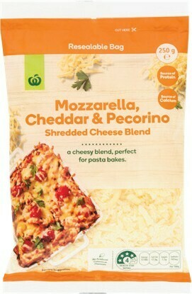 Woolworths Woolworths Mozzarella Shredded Blend 250g offer