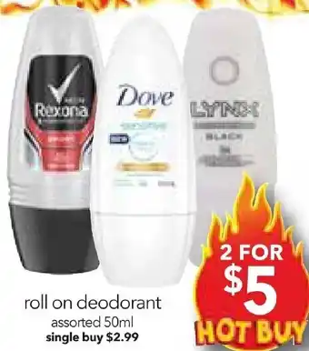 Cheap as Chips roll on deodorant offer