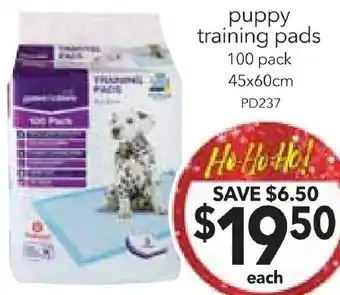 Cheap as Chips puppy training pads offer