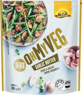 Woolworths McCain Oh My Veg 200-230g – From the Freezer offer