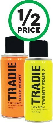 Woolworths Tradie Body Spray 160ml offer