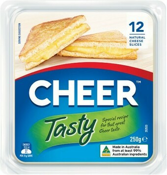 Woolworths Cheer Cheese Slices 250g offer