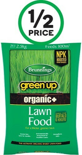 Woolworths Brunnings Organic Plus Fertilisers 2.5 kg offer