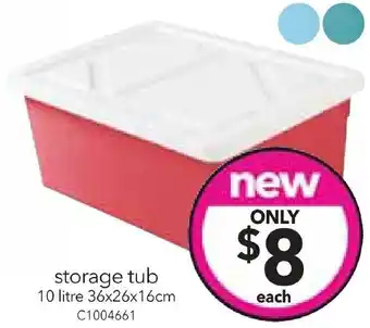 Cheap as Chips storage tub offer
