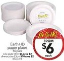 Cheap as Chips Earth HD paper plates offer