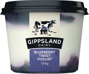 Woolworths Gippsland Dairy Twist Yogurt 720g offer