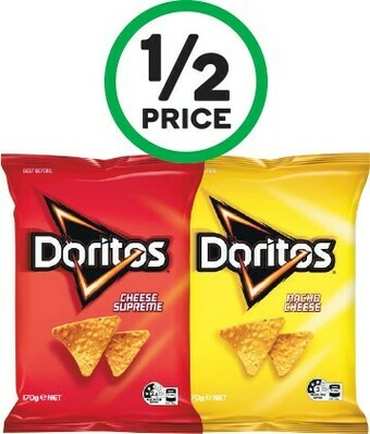 Woolworths Doritos Corn Chips 150-170g offer