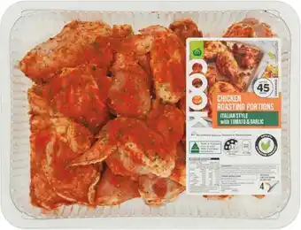 Woolworths Woolworths COOK Roasting Portions with RSPCA Approved Chicken – From the Meat Dept offer