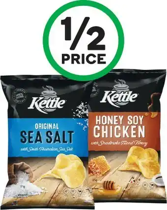 Woolworths Kettle Chips 150-175g or Kettle Chunky 150g offer