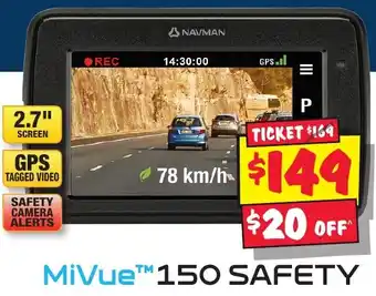 JB Hi-Fi MiVue 150 SAFETY offer