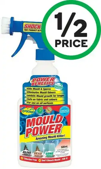 Woolworths Ozkleen Mould Power Trigger Spray 500ml offer