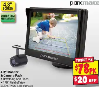 JB Hi-Fi 4.3" Monitor & Camera Pack offer