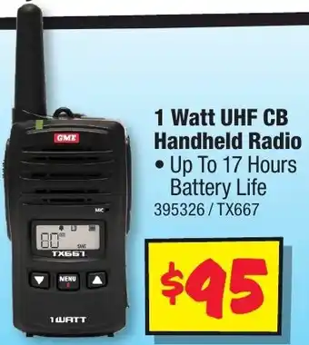 JB Hi-Fi 1 Watt UHF CB Handheld Radio offer