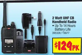 JB Hi-Fi 2 Watt UHF CB Handheld Radio offer