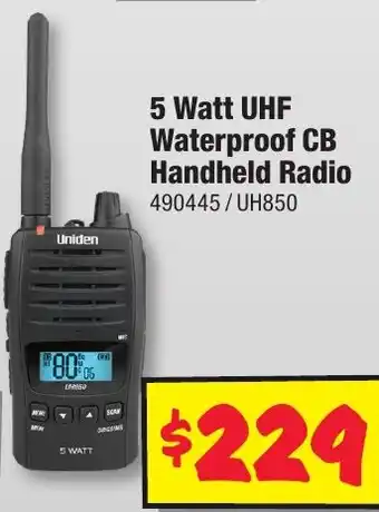 JB Hi-Fi 5 Watt UHF Waterproof CB Handheld Radio offer