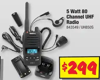 JB Hi-Fi 5 Watt 80 Channel UHF Radio offer