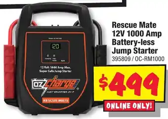 JB Hi-Fi Rescue Mate 12V 1000 Amp Battery-less Jump Starter offer