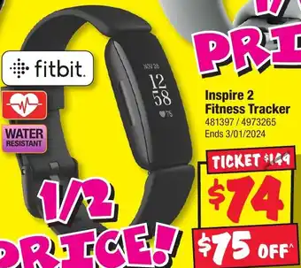 JB Hi-Fi Inspire 2 Fitness Tracker offer