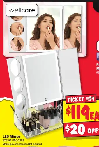 JB Hi-Fi LED Mirror offer