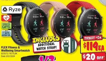 JB Hi-Fi FLEX Fitness & Wellbeing Smartwatch offer