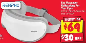 JB Hi-Fi Eye Massager Reflexology For Your Eyes offer