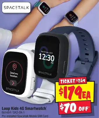 JB Hi-Fi Loop Kids 4G Smartwatch offer