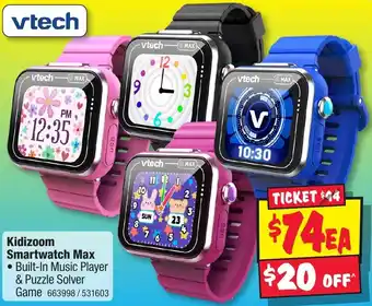 JB Hi-Fi Kidizoom Smartwatch Max offer