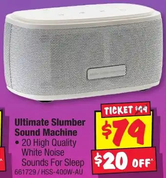 JB Hi-Fi Ultimate Slumber Sound Machine offer