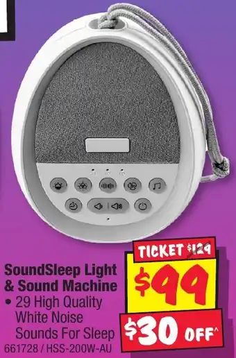 JB Hi-Fi SoundSleep Light & Sound Machine offer