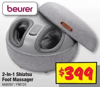 JB Hi-Fi 2-In-1 Shiatsu Foot Massager offer