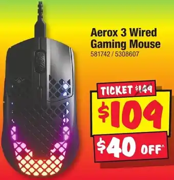 JB Hi-Fi Aerox 3 Wired Gaming Mouse offer