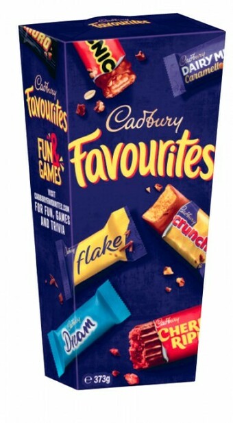 Coles Cadbury Favourites Boxed Chocolate 334g-373g offer