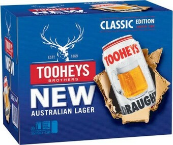 Coles Tooheys New Block Cans 30x375mL offer