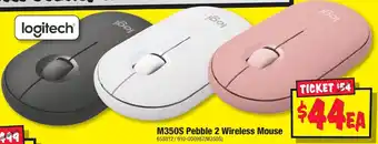 JB Hi-Fi M350S Pebble 2 Wireless Mouse offer