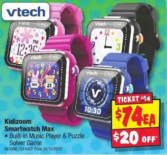 JB Hi-Fi Kidizoom Smartwatch Max offer