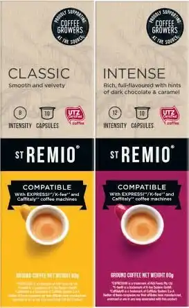 St Remio K-Fee Caffitaly Compatible Coffee Capsules 10 Pack