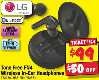 JB Hi-Fi Tone Free FN4 Wireless In-Ear Headphones offer