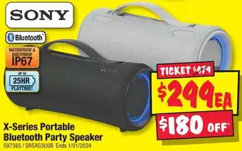 JB Hi-Fi X-Series Portable Bluetooth Party Speaker offer