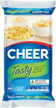 Coles Cheer Tasty Cheese Block 500g offer