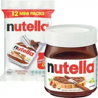 Coles Nutella Hazelnut Spread 400g or 12 Pack offer