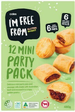 Coles Coles I’m Free From Party Pack 480g offer