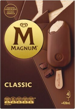 Coles Streets Magnum Sticks 4 Pack-6 Pack offer
