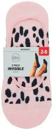 Coles Mix Womens Invisible Liner 3 Pack offer