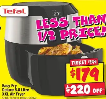 JB Hi-Fi Easy Fry Deluxe 5.6 Litre XXL Air Fryer offer