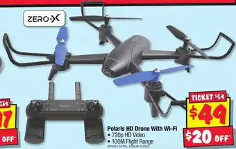 Polaris HD Drone With Wi-Fi