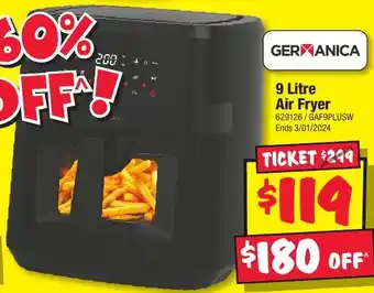 JB Hi-Fi 9 Litre Air Fryer offer