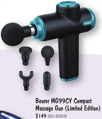JB Hi-Fi Beurer MG99CY Compact Massage Gun (Limited Edition) offer